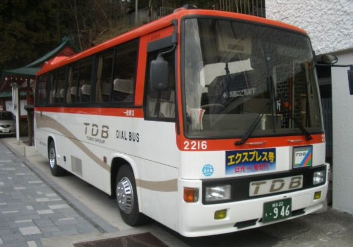 日光東照宮から鬼怒川温泉駅へ「バス」でのアクセス・行き方